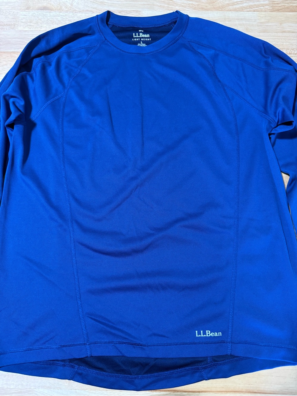 L.L.Bean Men's Lightweight Performance Crew in Deep Blue